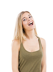 Image showing Girl laughing