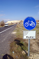 Image showing Road sign in Cappadocia