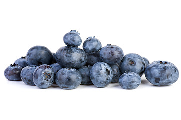 Image showing Small pile of bilberries