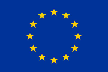 Image showing Flag of Europe