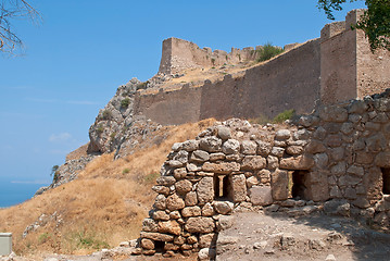 Image showing The ruins of Corinth.
