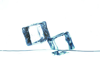 Image showing ice cubes