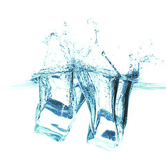 Image showing ice cubes