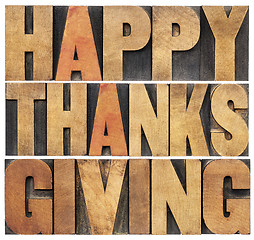 Image showing Happy Thanksgiving