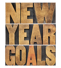 Image showing New Year goals