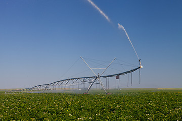 Image showing Modern Irrigation Pivot