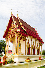 Image showing Thai temple art of the faith in Thailand