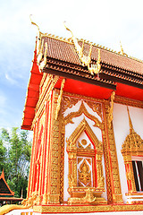 Image showing Thai temple art in Thailand