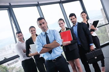 Image showing business people in a meeting at office