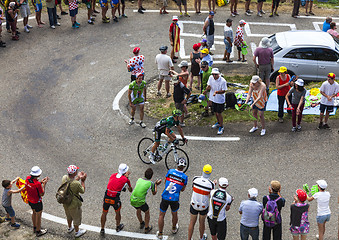 Image showing The Cyclist Cyril Gautier