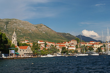 Image showing Cavtat, Croatia, august 2013, old harbor