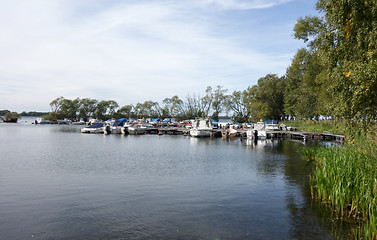 Image showing Vadstena docks