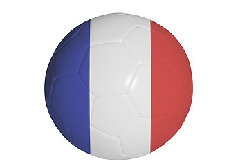 Image showing French flag on football