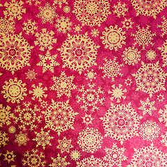 Image showing Christmas pattern snowflake background. EPS 10