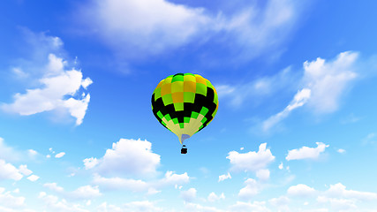 Image showing Hot air balloon