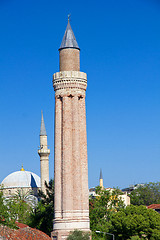 Image showing Turkey. The old downtown of Antalya. Yivli minaret