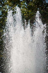 Image showing Fountain in summer