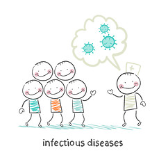 Image showing infectious diseases talks about the infection to humans