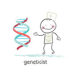 Image showing geneticist says about the genes