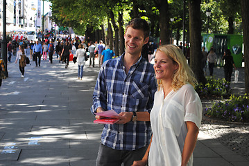 Image showing Bjørnar Moxnes and Johanne Schmidt-Nielsen