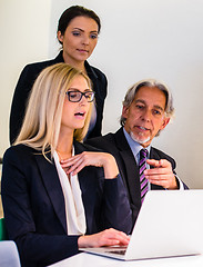 Image showing Group in business meeting