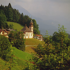 Image showing Church in Berchtesgaden, Germany