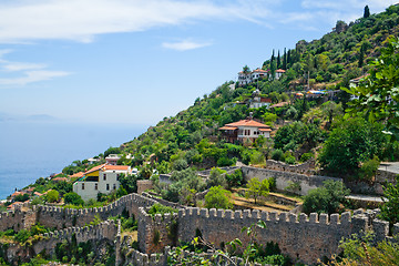 Image showing Mediterranean Turkish houses