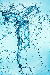 Image showing Water splash background