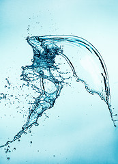 Image showing Water splash background