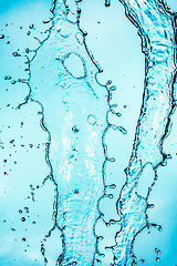 Image showing Water splash background