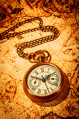 Image showing Antique pocket watch.