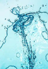 Image showing Water splash background