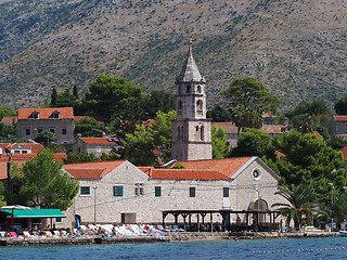 Image showing Cavtat, Croatia, august 2013, monastery of Our Lady of the Snow 