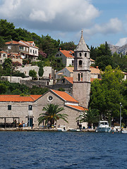 Image showing Cavtat, Croatia, august 2013, monastery of Our Lady of the Snow 