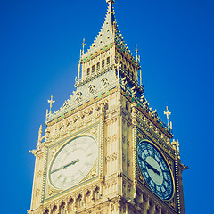 Image showing Vintage look Big Ben