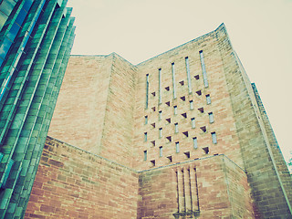 Image showing Retro look Coventry Cathedral