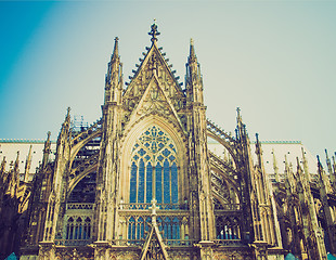 Image showing Retro look Koeln Dom