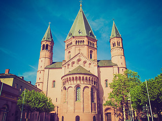 Image showing Retro look Mainz Cathedral