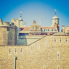 Image showing Vintage look Tower of London