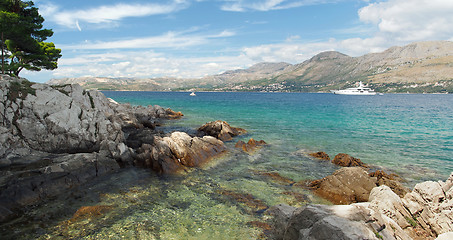 Image showing Cavtat shore, Croatia