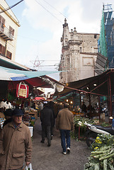 Image showing ballaro market in palermo