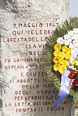 Image showing Portella della ginestra 1 May day 2013