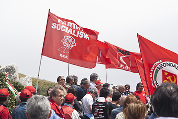 Image showing Portella della ginestra 1 May day 2013