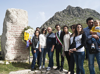 Image showing Portella della ginestra 1 May day 2013