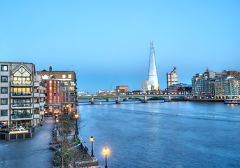 Image showing London cityscape with the Shard