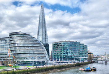 Image showing London cityscape with the Shard