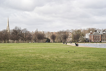 Image showing Hyde Park - Kensington Gardens in London