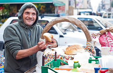 Image showing Man sells Frittola