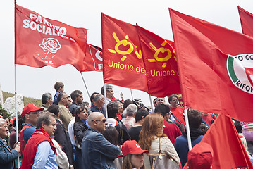 Image showing Portella della ginestra 1 May day 2013