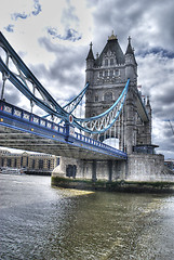 Image showing beautiful view of the tower bridge of London